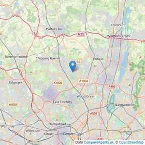 NEWAY ESTATE AGENTS - Hampden Square listings heatmap