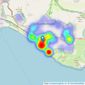 Newberry Tully - Seaford listings heatmap