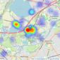 Newboulds & Co - Shepperton listings heatmap