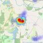 Newton Fallowell - Melbourne listings heatmap