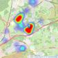 Newton Rowe - Windlesham listings heatmap