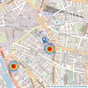 Nexus Residential - New Homes listings heatmap