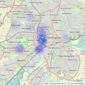 Nicholas Humphreys - Nottingham listings heatmap