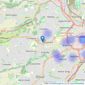 Nicholas Humphreys - Sheffield listings heatmap