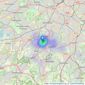 Nicholls Residential - North Cheam listings heatmap