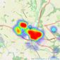 Nick Tart - Bridgnorth listings heatmap