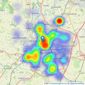 Nicol & Co - Worcester listings heatmap