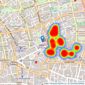 Nicola Lee Limited - London listings heatmap