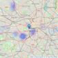 NO5 Real Estate - London listings heatmap