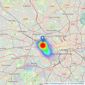 Noahs London - London listings heatmap