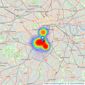 Noble Estates - London listings heatmap