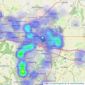 Nock Deighton - Telford listings heatmap