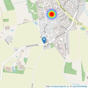 Norfolk Homes Limited listings heatmap