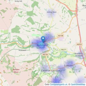 Norman F. Brown - Richmond listings heatmap