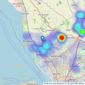 North Wall - Liverpool listings heatmap