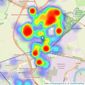 Northgate Estate Agents & Property Management - Billingham listings heatmap