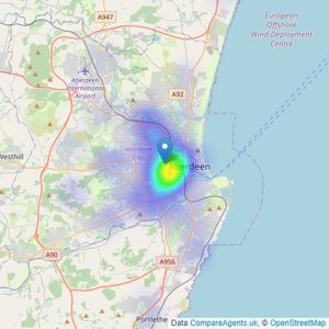 Northwood - Aberdeen listings heatmap