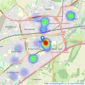 Northwood - Basingstoke listings heatmap