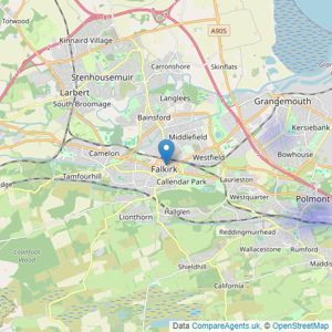 Northwood - Falkirk listings heatmap