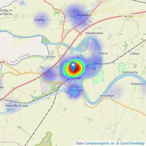 Northwood - Goole listings heatmap