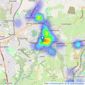 Northwood - Oldham listings heatmap