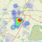 Northwood Sales - Hatfield listings heatmap