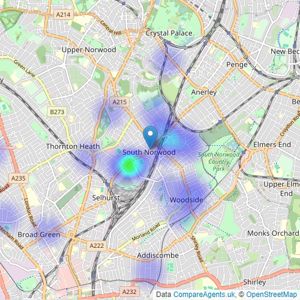 Northwoods Residential - London listings heatmap