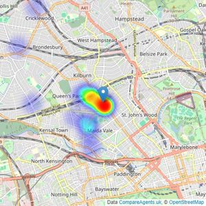 NWL Property - London listings heatmap