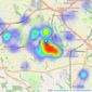 Oakfield Property - Buckley listings heatmap