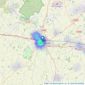 Oakheart Property - Bury St Edmunds listings heatmap