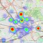 Oakhill Residential - West Hampsted listings heatmap