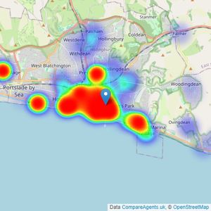 Oakley Property - Brighton listings heatmap