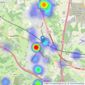 Oakwood Estates - Gerrards Cross listings heatmap