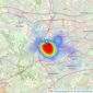 Oasis Estate Agents - Staines-upon-Thames listings heatmap