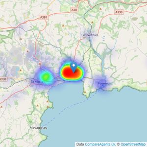 Ocean & Country - Par listings heatmap