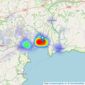 Ocean & Country - Par listings heatmap