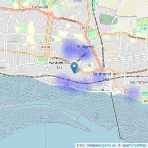 Ocean Residential - Westcliff-on-Sea listings heatmap