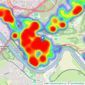 Ocean - Shirehampton listings heatmap