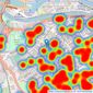 Ocean - Southville listings heatmap