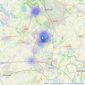 Oliver James - Abingdon listings heatmap