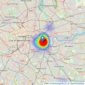 Oliver Jaques - Surrey Quays listings heatmap