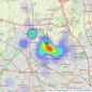 Oliver Ling - Wednesfield listings heatmap