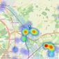 Oliver Minton - Stanstead Abbotts listings heatmap