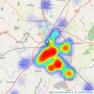 Oliver Reilly - Newark listings heatmap