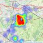 On the Move Property Boutique - Hyde listings heatmap