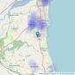 One Estate Agents - Gorleston-on-Sea listings heatmap