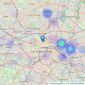 One Move Group - London listings heatmap