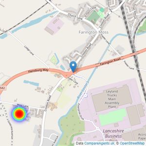 Onward Living listings heatmap