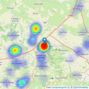 Orchards Estates - Stoke-Sub-Hamdon listings heatmap