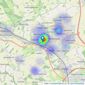 Orchid Estate Agents - Boxmoor listings heatmap